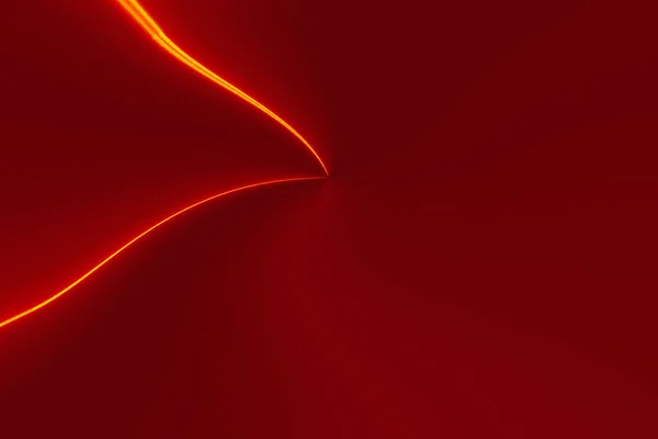 Eine Schöne Aufnahme Einer Roten Led Lampe Einer Roten Wand — Stockfoto