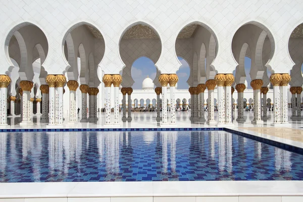 Los Detalles Gran Mezquita Sheikh Zayed — Foto de Stock