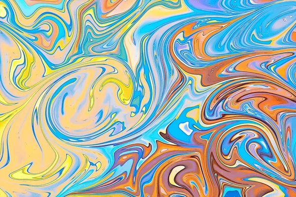 Ein Farbenfroher Abstrakter Hintergrund Aus Ineinander Verwobenen Geschwungenen Formen — Stockfoto