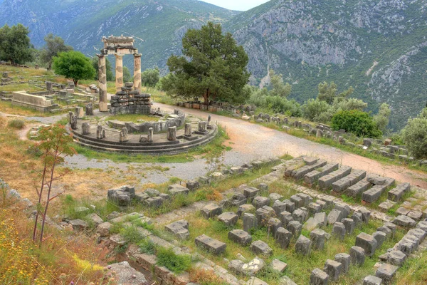 Delphi Kahininin Havadan Görünüşü — Stok fotoğraf