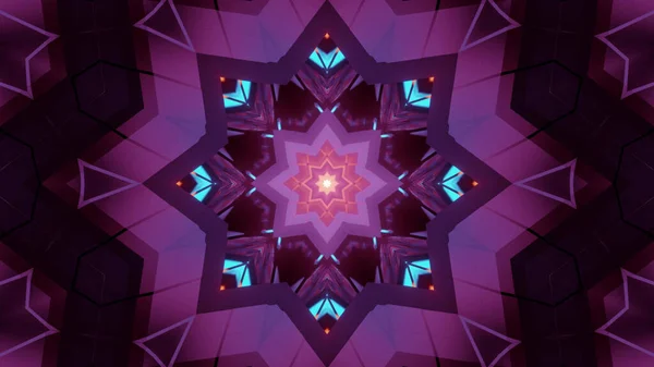 Kaleidoscope Background Bright Patterns Purple Blue Colors — Φωτογραφία Αρχείου