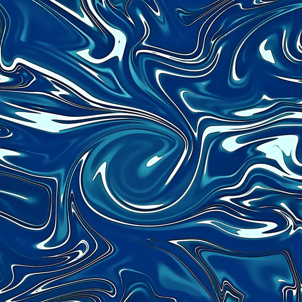 Fundo Abstrato Azul Feito Entrelaçamento Formas Curvas — Fotografia de Stock