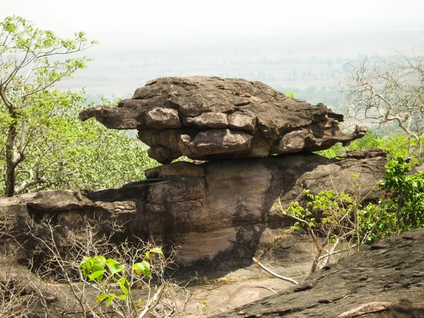 Turtle Rock Non Una Grotta Dipinto Una Tartaruga Nella Grotta — Foto Stock