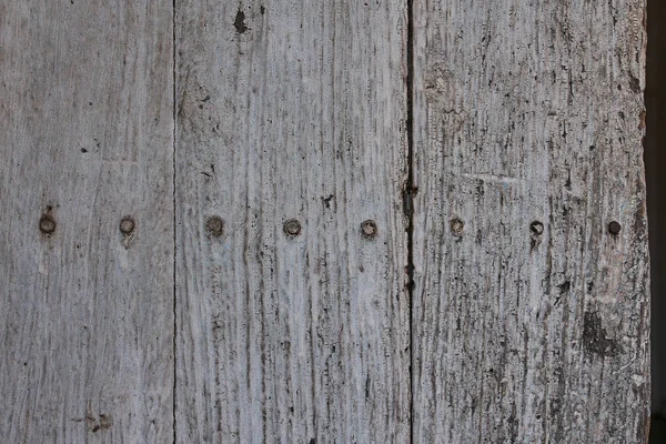 Старая Деревянная Текстура Окон Дверей Выветриваемая Временем Трещинами Ржавыми Ногтями — стоковое фото