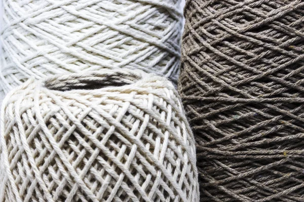 Closeup Shot Jute Yarns — Stock Photo, Image