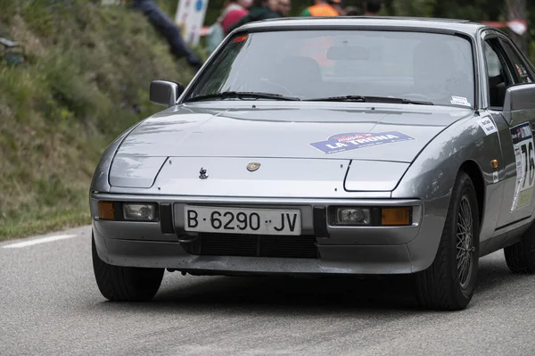 Barcelona Spanyolország Május 2021 Barcelona Spanyolország Május 2021 Porsche 924 — Stock Fotó