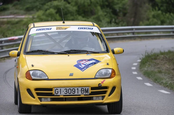 Barcelona Spanje Mei 2021 Barcelona Spanje Mei 2021 Fiat Seicento — Stockfoto