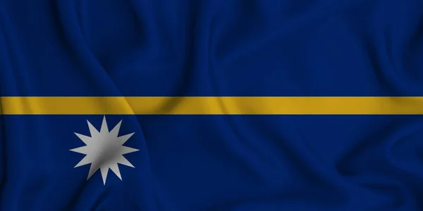 Знімок Національного Прапора Науру — стокове фото