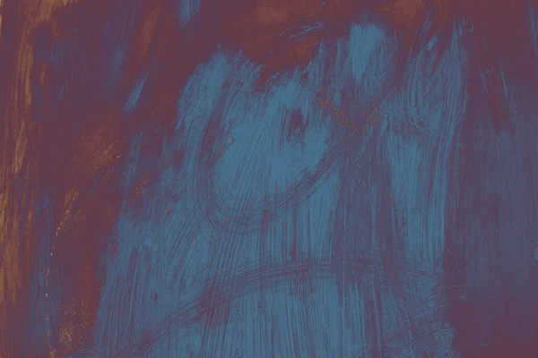 Фон Кам Яної Стіни Намазаною Синьою Фіолетовою Фарбою Ньому — стокове фото