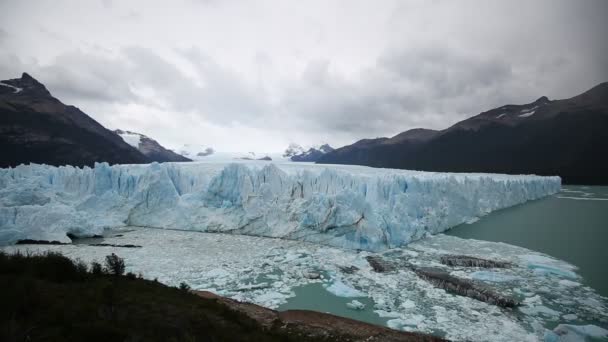 Lodowiec Perito Moreno Parku Narodowym Los Glaciares — Wideo stockowe