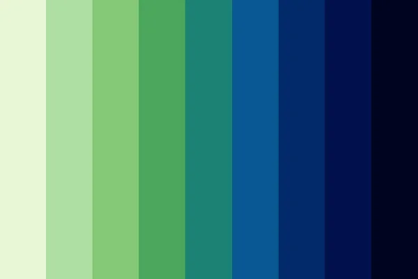 Ein Farbverlauf Hintergrund Einer Farbpalette Mit Strichen Von Hellgrün Bis — Stockfoto