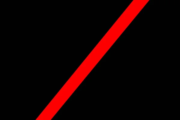 Bright Red Line Black Background — Stock Photo, Image