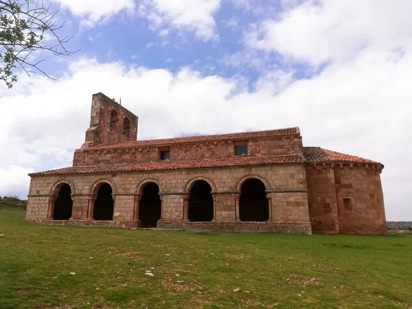 Una Vista Panorámica Los Restos Arruinados Una Antigua Civilización Romana — Foto de Stock