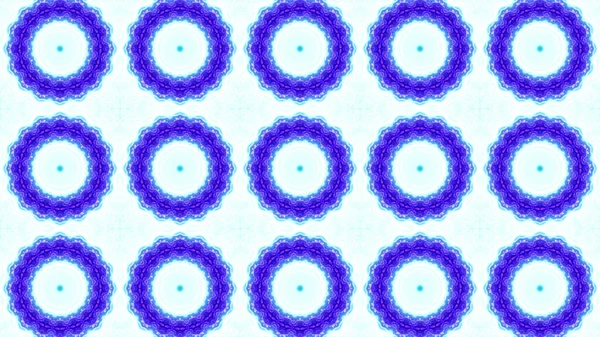 白と青の抽象的な渦巻く円のイラスト — ストック写真