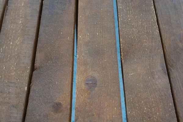 Old Dirty Rustic Wooden Plank Floor — Stock Photo, Image