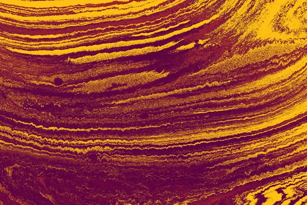 Abstrakcyjny Kolorowy Wzór Malarski Fioletowymi Żółtymi Odcieniami — Zdjęcie stockowe