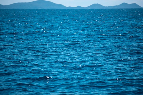 Vacker Bild Det Klarblå Havet Nära Dalmatien Kroatien — Stockfoto