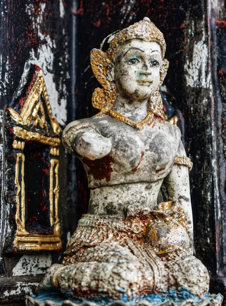 Vertical Shot Old Small Buddhist Figurine — Stock Photo, Image