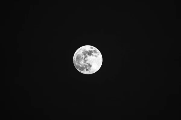 Una Hermosa Toma Luna Llena — Foto de Stock