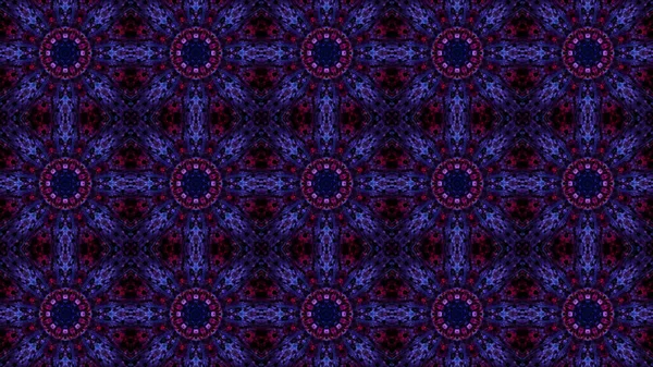 Renderelés Zökkenőmentes Kaleidoszkóp Illusztráció Sötét Lila Fekete Színekben — Stock Fotó