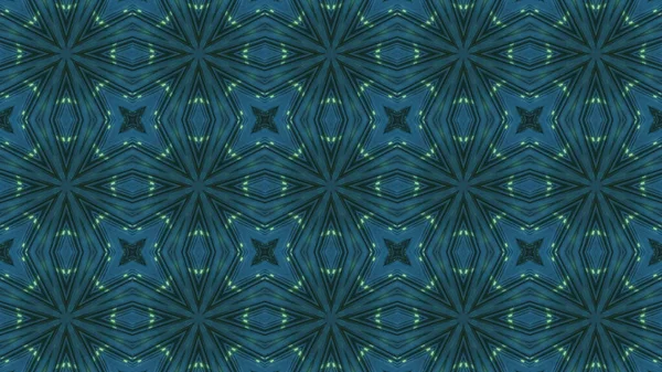Patrón Sin Costuras Vibrante Ilustración Caleidoscópica Colores Azul Oscuro Blanco — Foto de Stock