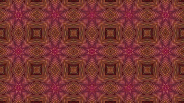 Patrón Sin Costuras Vibrante Ilustración Caleidoscópica Colores Púrpura Brillante Marrón — Foto de Stock