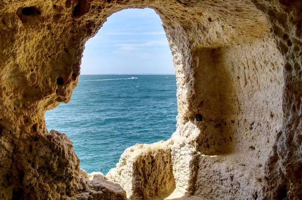 Příroda Algar Seco Carvoeiro Portugalsko Denního Světla — Stock fotografie