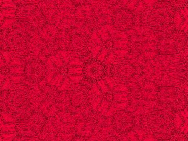 Illustration Eines Strukturierten Abstrakten Hintergrundes Mit Leuchtend Roten Mustern — Stockfoto