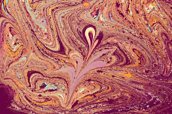 Abstrakcyjne Marmurkowe Tło Mieszanymi Kolorami — Zdjęcie stockowe