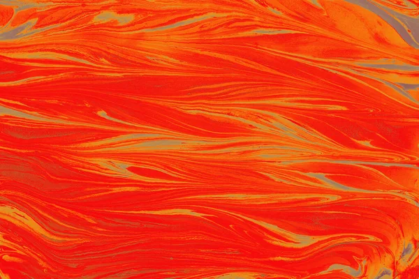 Konstnärlig Oljefärg Illustration Orange Färg — Stockfoto