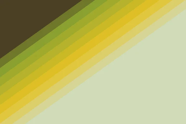 Absztrakt Háttér Lejtős Sárga Zöld Vonalakkal Barna Bézs Alapon — Stock Fotó