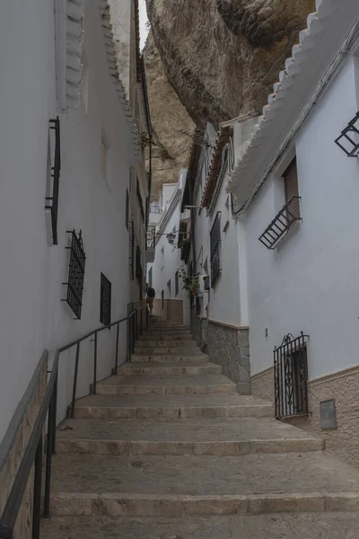 Setenil Las Bodegas Nice Town Andalusia Located Province Cadiz — Stock Photo, Image
