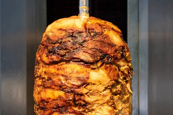 Ujęcie Bliska Mięsa Shawarma — Zdjęcie stockowe