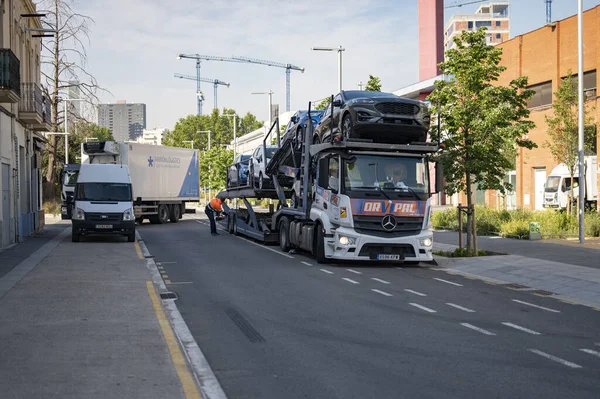 Barcelona Hiszpania Czerwca 2021 Barcelona Hiszpania Maja 2021 Mercedes Benz — Zdjęcie stockowe