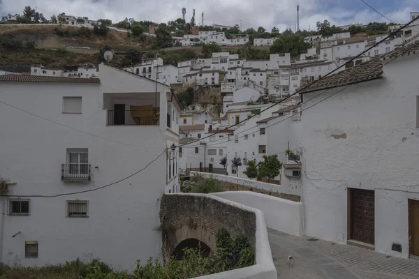 Setenil Las Bodegas Nicea Miasto Andaluzja Położony Prowincji Kadyks — Zdjęcie stockowe