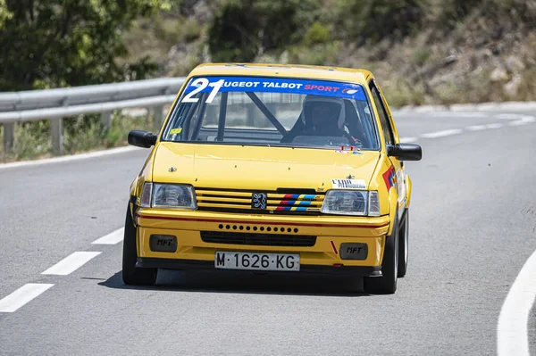 Barcelona Spanien Juni 2021 Barcelona Spanien Juni 2021 Peugeot 205 — Stockfoto