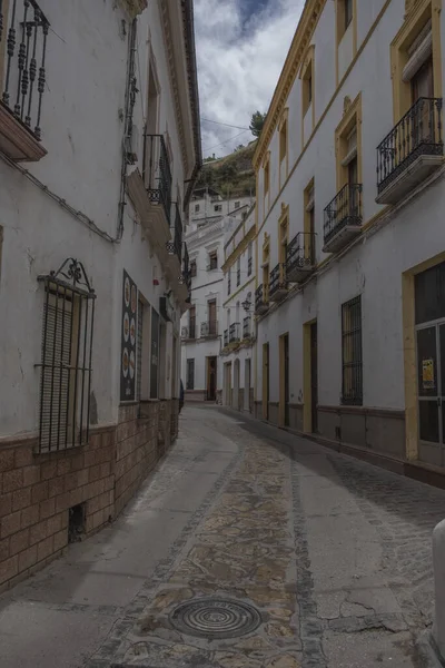 Setenil Las Bodegas Cidade Agradável Andaluzia Localizada Província Cádiz — Fotografia de Stock