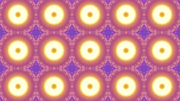 Sebuah Rendering Dari Lorong Kaleidoskop Mulus Menuju Portal Dengan Lampu — Stok Foto