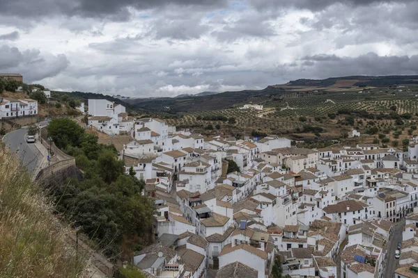 Setenil Las Bodegas Trevlig Stad Andalusien Beläget Provinsen Cadiz — Stockfoto