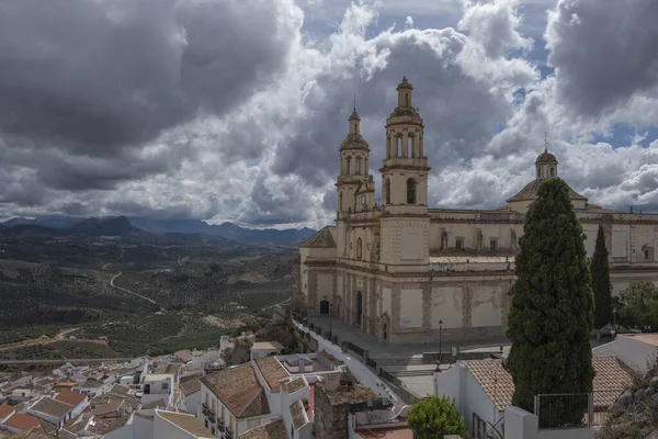 Olvera España Junio 2021 Castillo Olvera Origen Árabe Encuentra Sobre — Foto de Stock