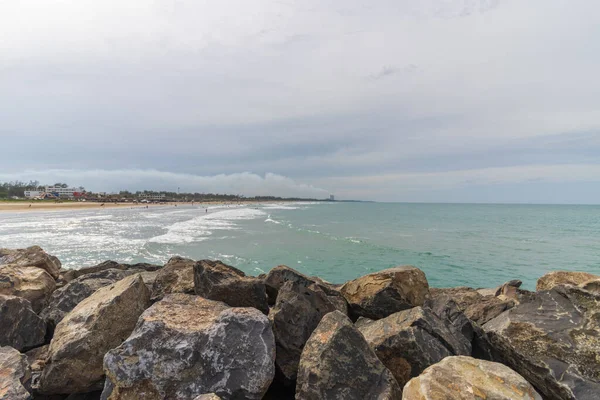 Ein Malerischer Blick Auf Einen Friedlichen Ozean Strand Von Playa — Stockfoto