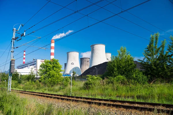 Laziska Gorne Poland Jun 2021 Laziska Power Plant City Laziska — Stock Photo, Image