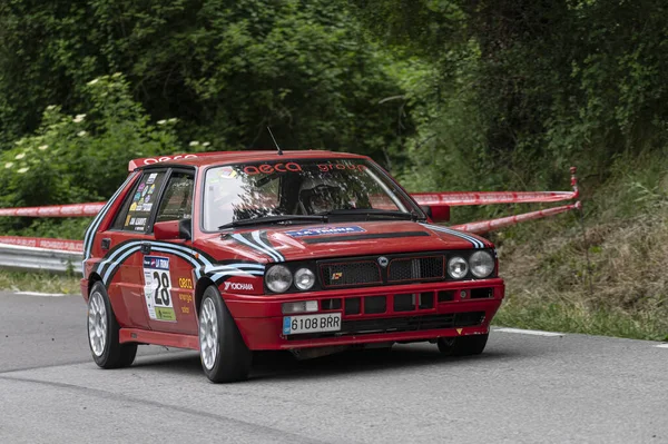 Barcelona Spain May 2021 Barcelona Spain May 2021 Lancia Delta — Stock Photo, Image