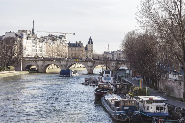 Paris Frankreich März 2020 Foto Der Straßen Der Großen Stadt — Stockfoto