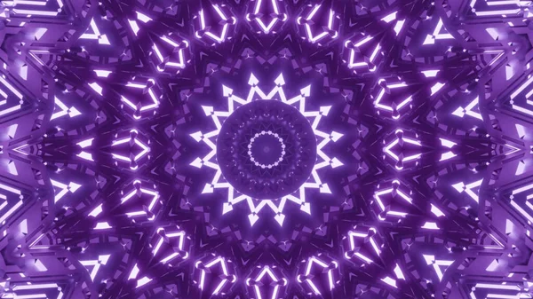 Kaleidoscopic Background Patterns Purple White Colors — Stock Photo, Image