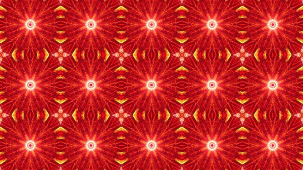 Representación Patrón Sin Costuras Formas Geométricas Luces Brillantes Color Rojo — Foto de Stock