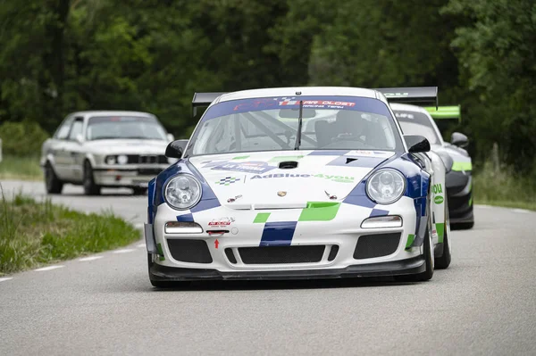 Barcelona Spanien Mai 2021 Barcelona Spanien Mai 2021 Porsche Rennwagen — Stockfoto