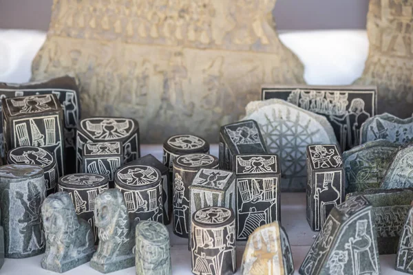 히타이트 문명의 조각품을 만드는 — 스톡 사진