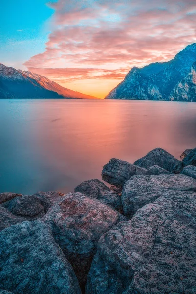 Stunning Shot Lago Garda Italy — Stock Photo, Image