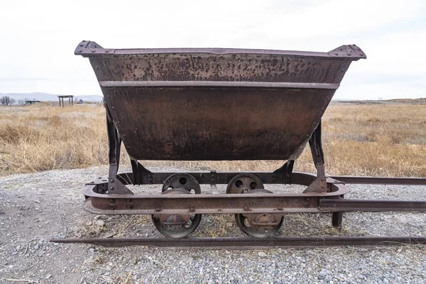 Uma Grande Escultura Bronze Nas Antigas Ruínas Cidade Kultepe Turquia — Fotografia de Stock